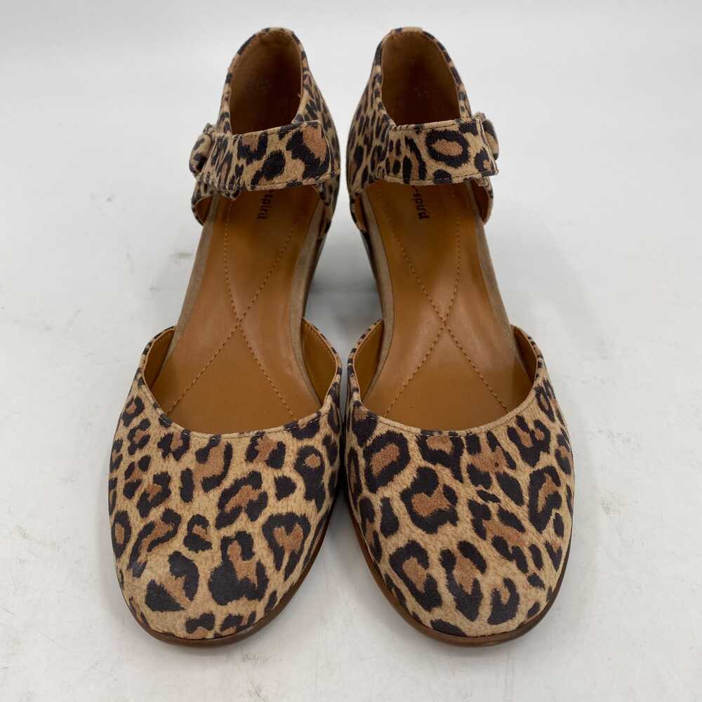 Easy Spirit Brown Tan Leopard Print Ankle Strap Heels | Women’s 9.5 - Picture 5 of 9
